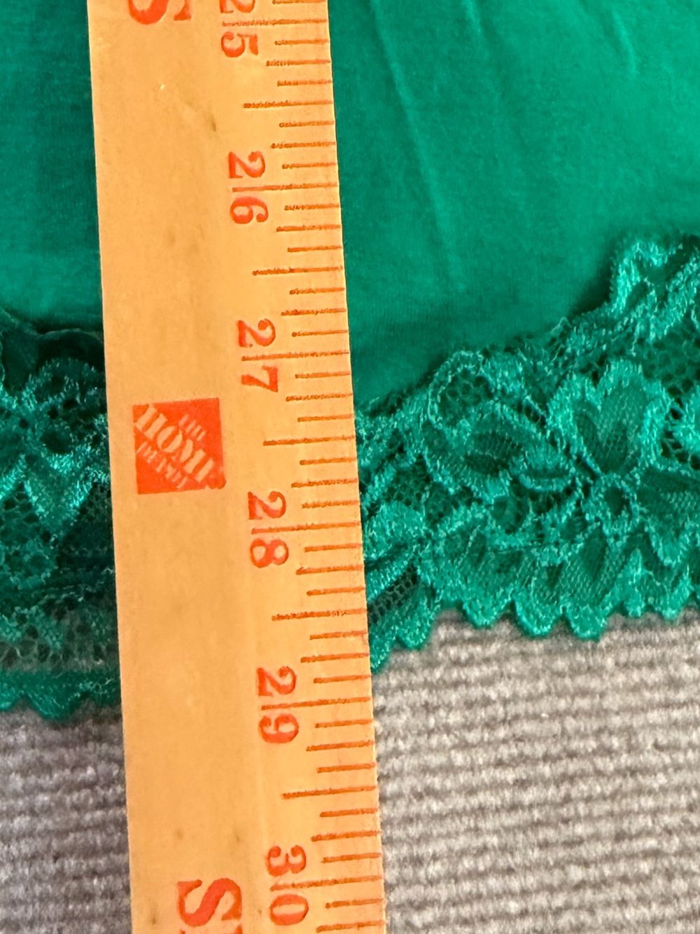 Y2K Lane Bryant Lace Trim Cami Tank Top NWT Plus Size 18/20 Emerald Green - Picture 6 of 6